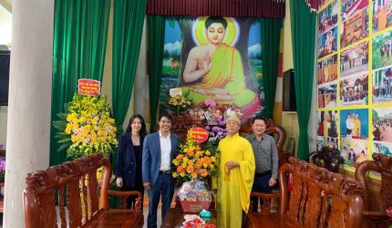 Lãnh  đạo tỉnh thăm và chúc tết Ban trị sự GHPGVN tỉnh Bắc Giang