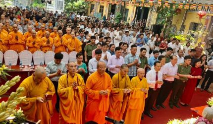 Bắc Giang: Ban trị sự GHPGVN tỉnh kính mừng đại lễ Phật đản PL.2567
