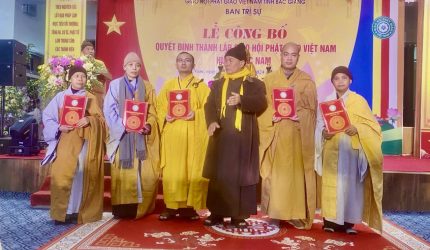 Bắc Giang: Thành lập Ban trị sự GHPGVN huyện Lục Nam