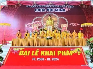 Bắc Giang: Lễ khai pháp, khai Xuân, giỗ tổ và gặp mặt truyền thống chùa Ích Minh PL 2568- DL 2024