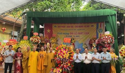 Ban Trị Sự GHPGVN tỉnh tổ chức kính mừng Đại lễ Phật đản. PL. 2568 – DL. 2024
